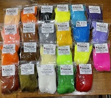 HARELINE DEER BELLY HAIR. YOU PICK THE COLOR. SPINNING BASS BUGS. FLY TYING.