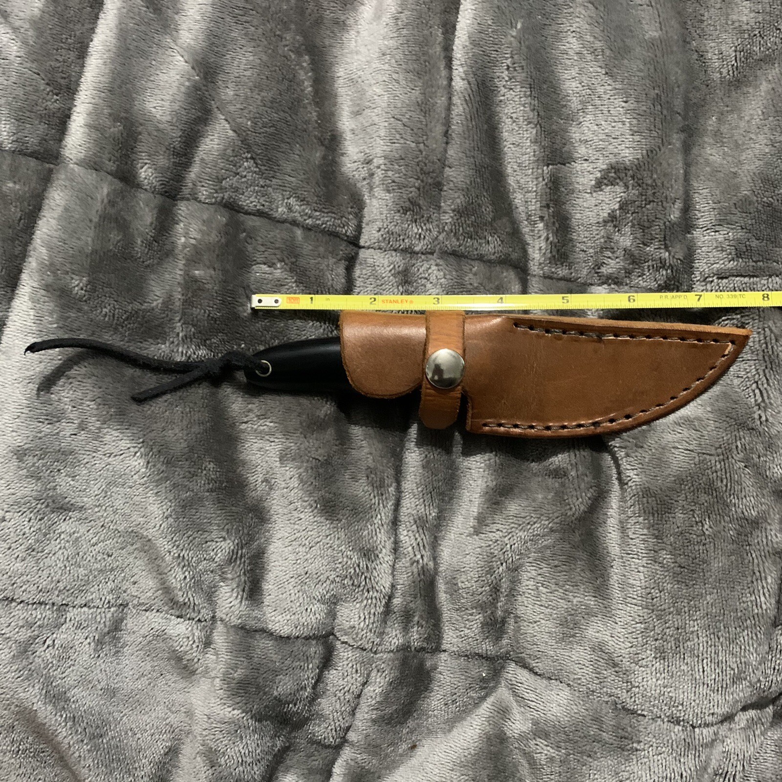 Jimmy Lile Knives Custom Knife RARE PROTOTYPE STAMP!! W/ Sheath Fixed