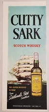 1959 Print Ad Cutty Sark Scotch Whiskey Sailing Ship on the High Seas