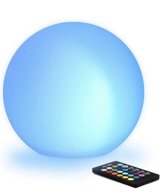 ''Mr.Go 8-Inch LED Globe Light - Remote Control, RGB Color Changing Fun!''  