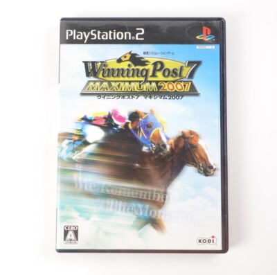 Winning Post 7 Maximum 2007 Sony PlayStation 2 PS2 Japan Import US Seller