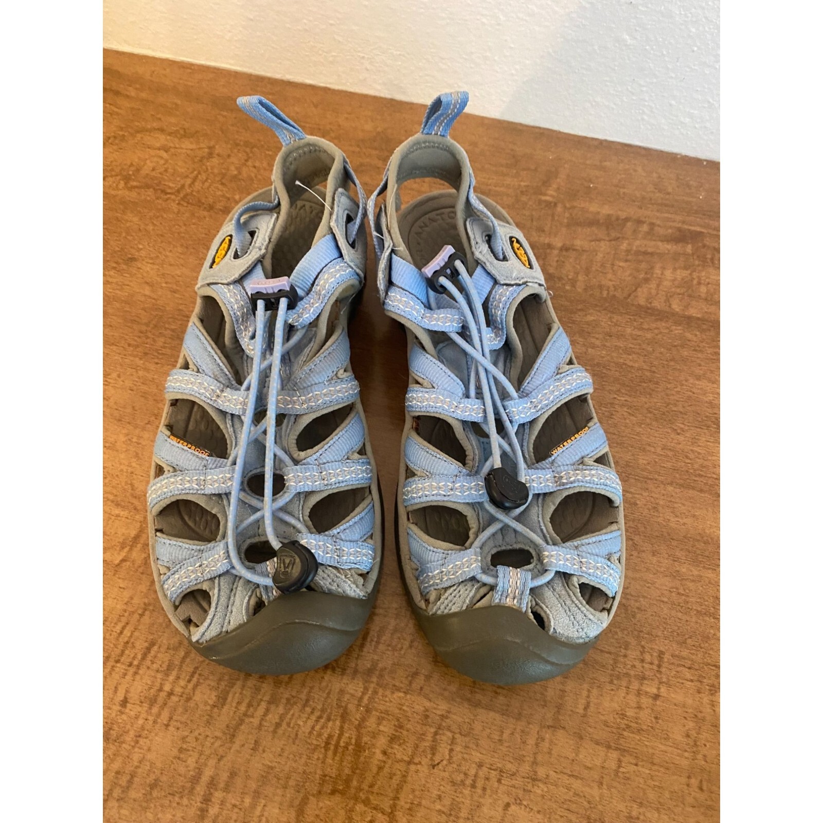 KEEN Scarpe sandali impermeabili da donna Whisper Alaskan blu grigio 6 5