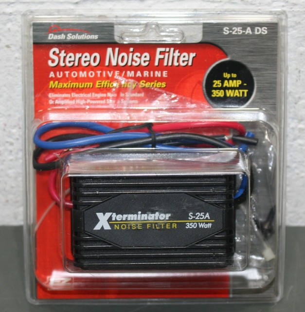 Xterminator Stereo Noise Filter S25A DS, 25A, 350W, Automotive