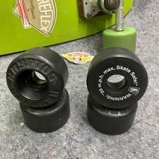 20mph MAX Vintage Black KRYPTOS Kryptonics Skateboard skate wheels 65MM 