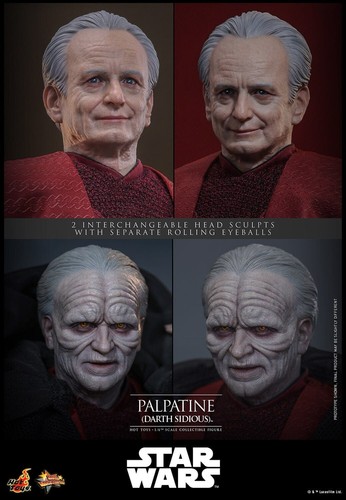 PREORDER Star Wars Episode III Action Figure 1/6 Palpatine (Darth Sidious) - Imagen 16 de 17