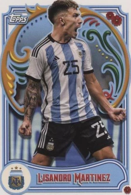 2023 Topps Argentina Fileteado - Lisandro Martinez #9 for sale | eBay