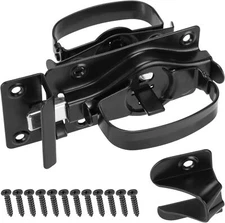 Gate Door Latch Dual-Sided Operation Heavy Duty Durable Gate Door Latches for...