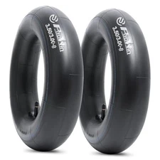 2 PCS Heavy Duty 3.50/3.00-8 Replacement Inner Tubes with TR13 Straight Valve 