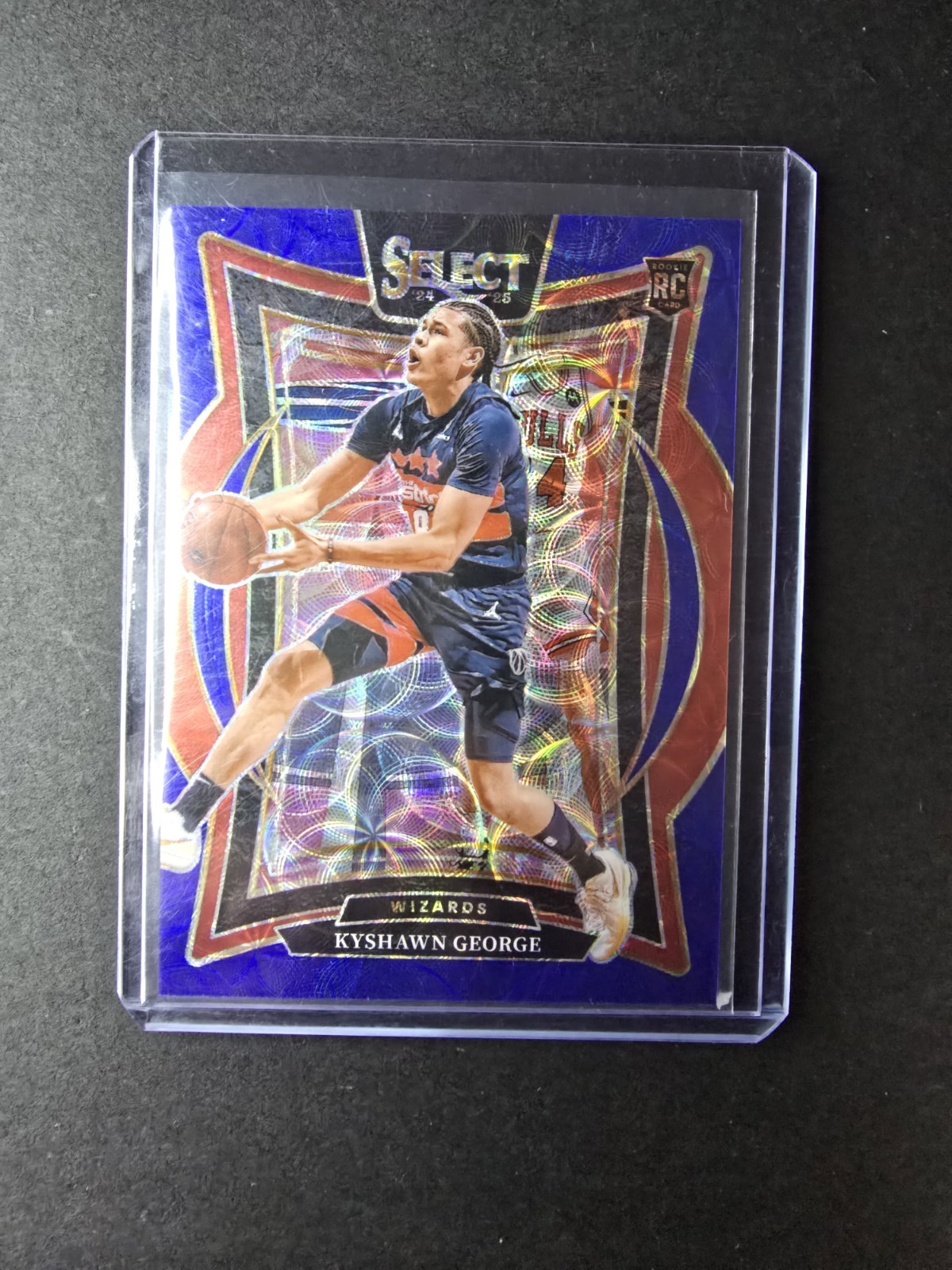 2024-25 Panini Select - Concourse Kyshawn George #85 Blue Scope /249 (RC)