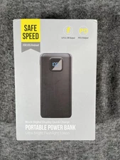 Safe Speed Digital Display Power Bank Quick Charge Flashlight FOR IOS Android