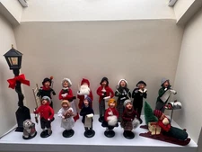 Byers Choice Christmas Carolers - 16 Pieces, Vintage 1985 - 1996, Pristine Shape