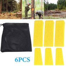 6x Tree Felling Wedges Tree Cutting Wedge Logging Tools for Tree Cutting Falling