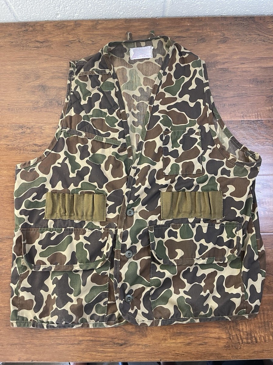 Jim Catfish Hunter Saftbak Hunting Vest Size L USA Vintage Duck
