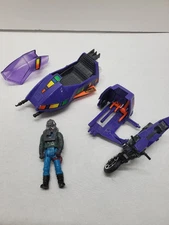 M.A.S.K. Kenner Piranha with Sly Rax and Short Mask Complete