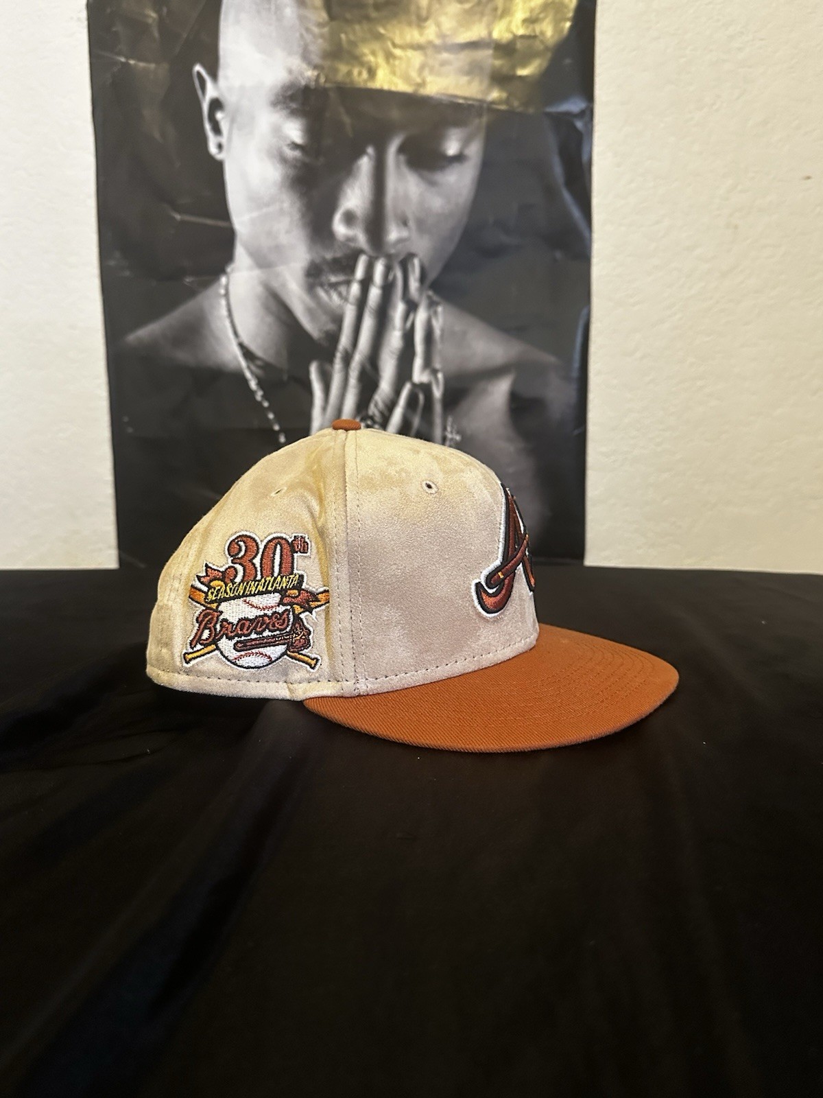 Atlanta Braves Fitted Cap With Patch - image 1