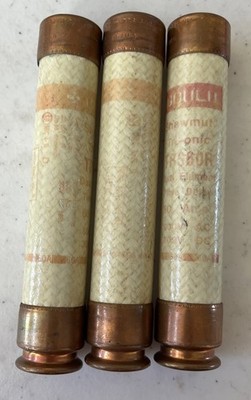 [3 Pack]GOULD #TRS60R Time Delay Fuses 60 AMP Tested