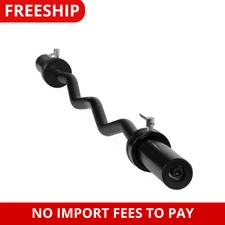 CAP 47-Inch Barbell Olympic EZ Curl Bar- Black