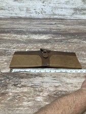 Vintage Rolfs Leather Travel Neck Tie Case Holder