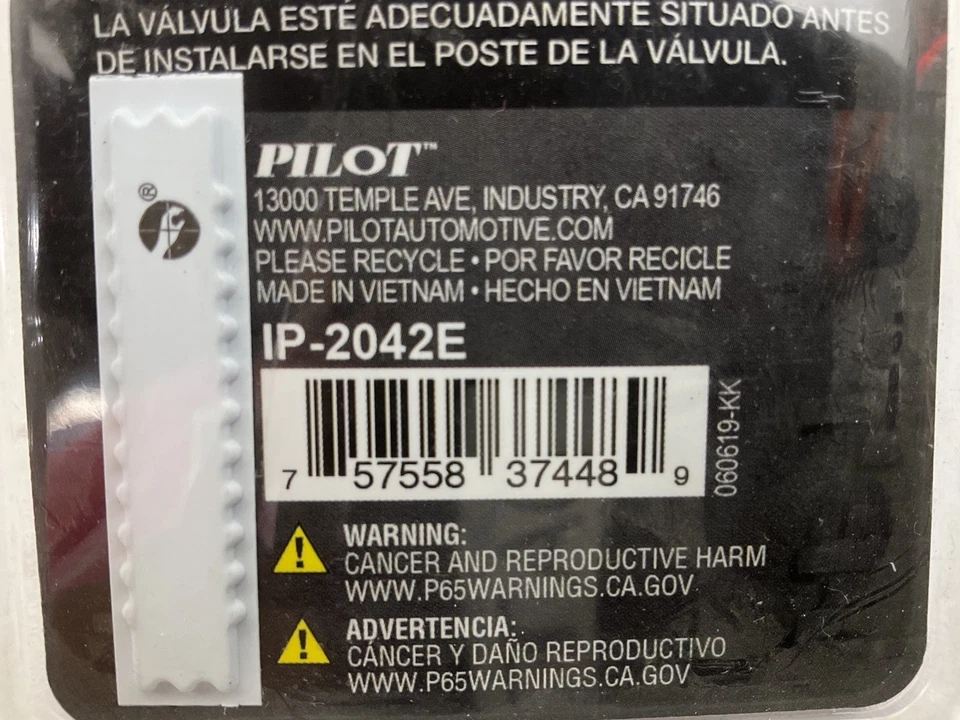 Pilot IP-2042E Black Biohazard Logo Wheel Valve Stem Caps - Image 3 of 3