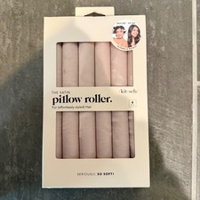 Satin Wrapped Flexi Rods, Heatless Hair Curlers Box Of 6 Rods Kitsch