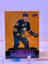 2020-21 Upper Deck Series 2 Hockey Orange Dazzlers #56 Victor Olofsson