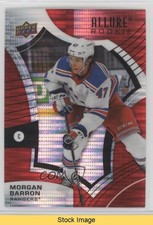 2021-22 Upper Deck Allure Rookies Red Rainbow Morgan Barron #145 READ 09xs
