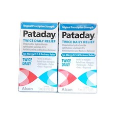 Pataday Twice Daily Eye Care Allergy Relief Eye Drops 5ml Exp 10/2026- 2 Boxes