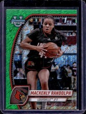 Mackenly Randolph 2024-25 Bowman University Chrome #53 Green Shimmer
