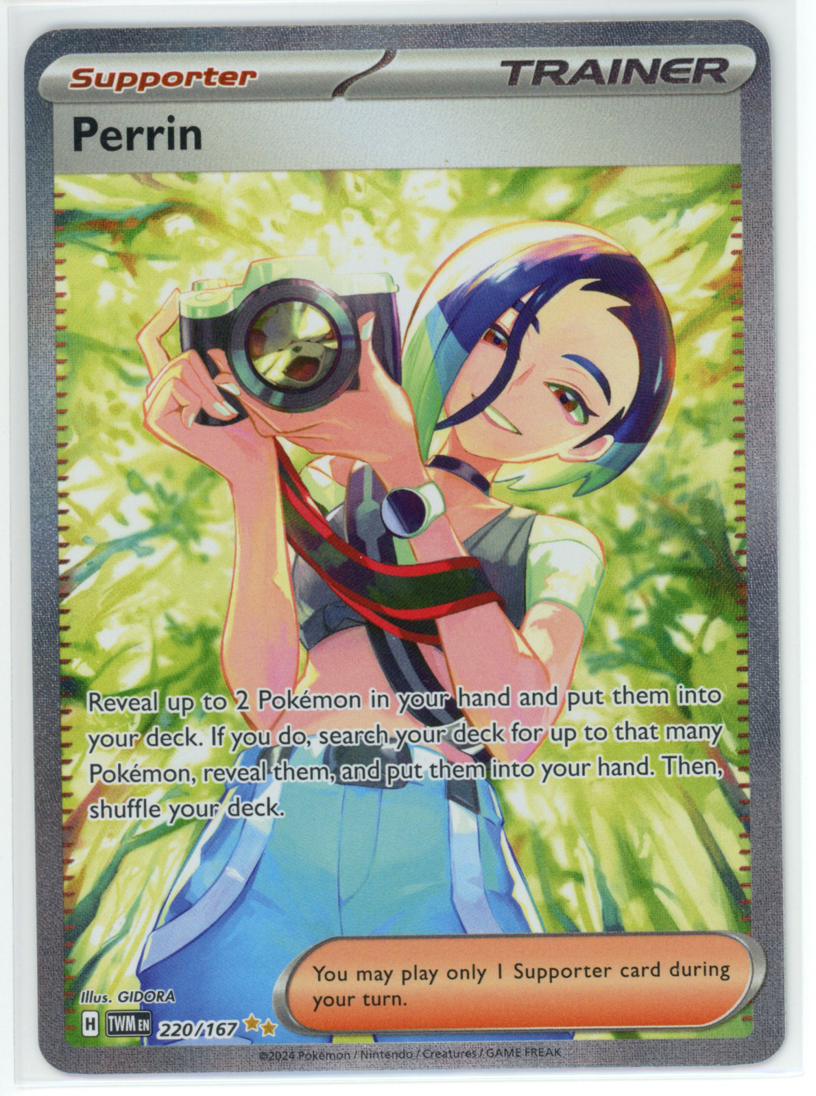 Pokemon Twilight Masquerade Perrin SIR #220