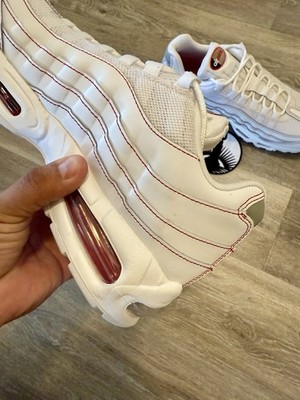 Nike Air Max 95 OG 'Candy Cane' White University Red IB7936-100