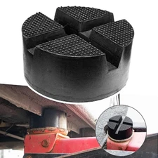 2xUniversal Car Rubber Cross Slotted Jack Pad Adapter Guard Floor For Pinch Weld