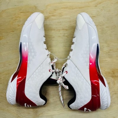 NEW Under Armour Stephan Curry Low Basketball Shoes 3027433-100 Size 12.5 White NEW Under Armour Stephen Curry 1 Low Basketball Red White  main image 3