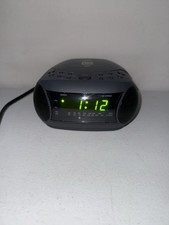 Compact CD Player AM/FM Stereo Clock Radio Programmable CD Alarm Track System
