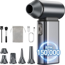 Soplador Aire 150000RPM Recargable 6 Velocidades para PC Auto Hogar