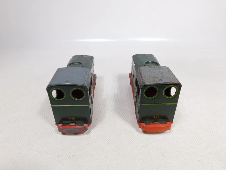 2x Biller Bahn Spur 0e Bastler Lok 1x DEFEKT 013 Made US Zone Germany #ED169-1 - Bild 4 von 4