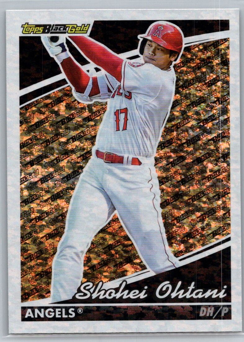 2022 Topps Update #BG-1 Shohei Ohtani Topps Black Gold