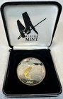 2001- Alaska Mint Coin-  1 oz .999 Fine Silver & Gold - Sport Fishing