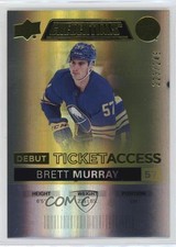 2021 Upper Deck Credentials Debut Ticket Access Yellow /249 Brett Murray #84 0b3