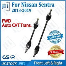 OE Front Pair CV Axle Shaft Set for 2013-2019 Nissan Sentra FWD Auto CVT Trans