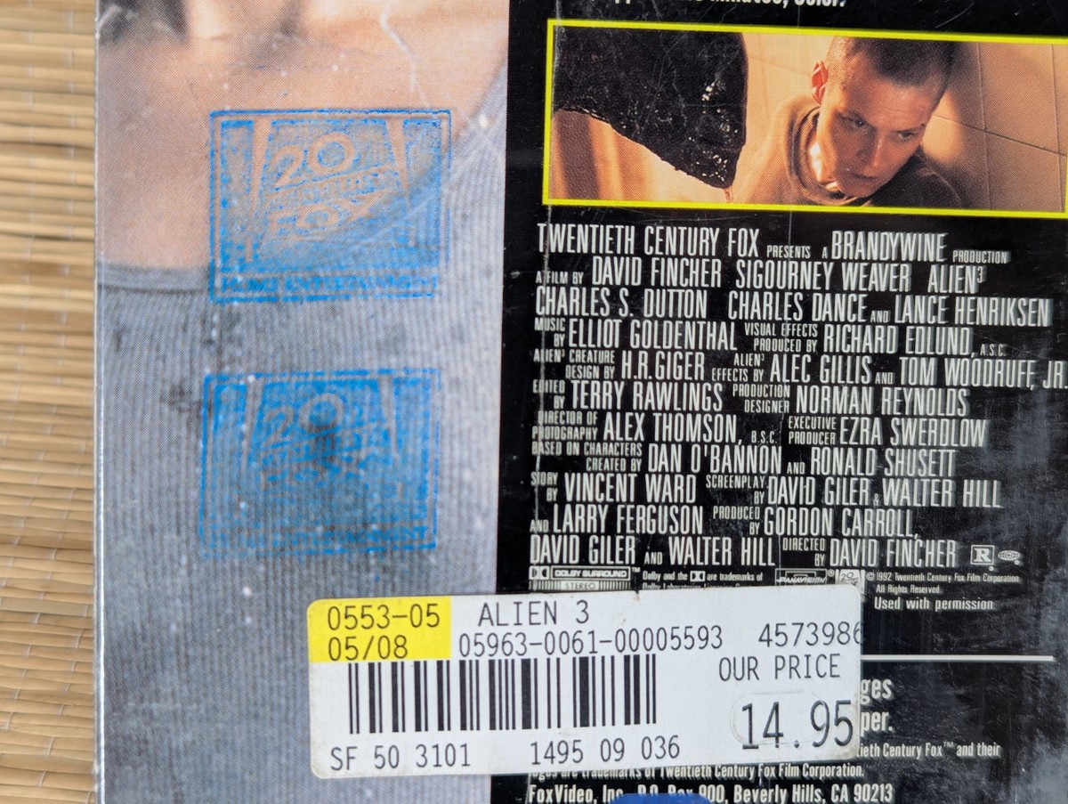 Alien 3 (VHS, 1992) for sale online | eBay