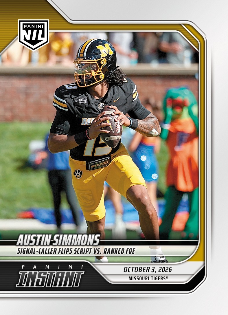 2026 Panini Instant NIL #5-ASI Austin Simmons Missouri Tigers PRESALE