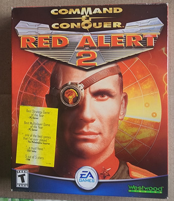 Command & Conquer Red Alert 2 (2000) Big Box PC New US Factory Sealed As Shown