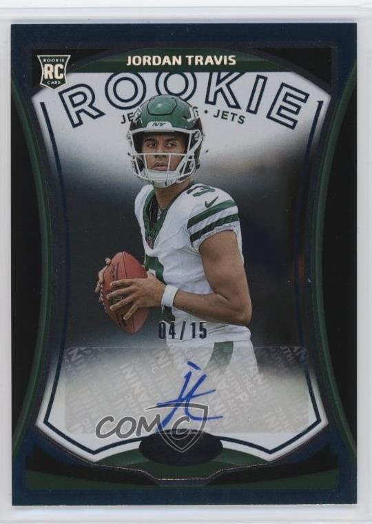 Jordan Travis Panini Certified Rookie Signatures #RSJTS Teal Etch
