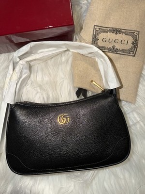 Gucci Aphrodite Black Mini Shoulder Bag NWT