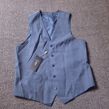 The Groomsman Suit Vest Mens 40 Tall Light Blue Formal Supply Dress Wedding Shop