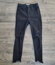 ABERCROMBIE FITCH High-rise Super Skinny Ankle Distressed Jeans 25/0S Curve Love