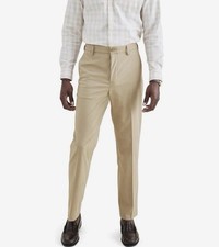 Dockers Signature Go Khaki Straight Fit Smart 360 Tech Pants Beige Size 40x30