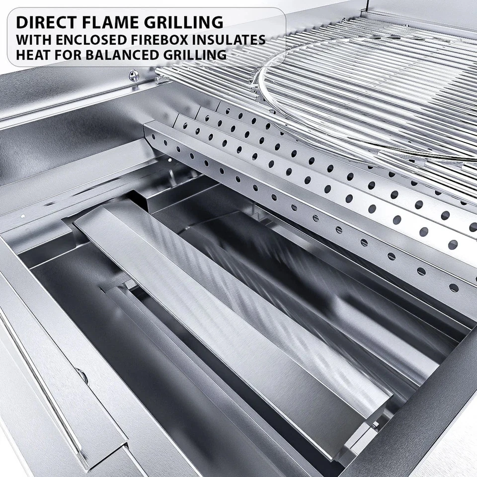 Parrilla de gas natural Sunstone Ruby Series 4 quemadores Pro-Sear 36" Foto 4 de 4