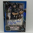 2025 Bowman Chrome University Football Blue Mini-Diamond Refractor Micah Alejado #BCA-MA