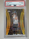 2024 Panini Select - Draft Selections Memorabilia Bo Nix  Gold Prizm /10 PSA 9